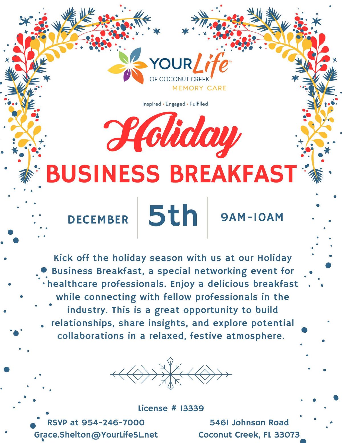 Holiday Business Breakfast