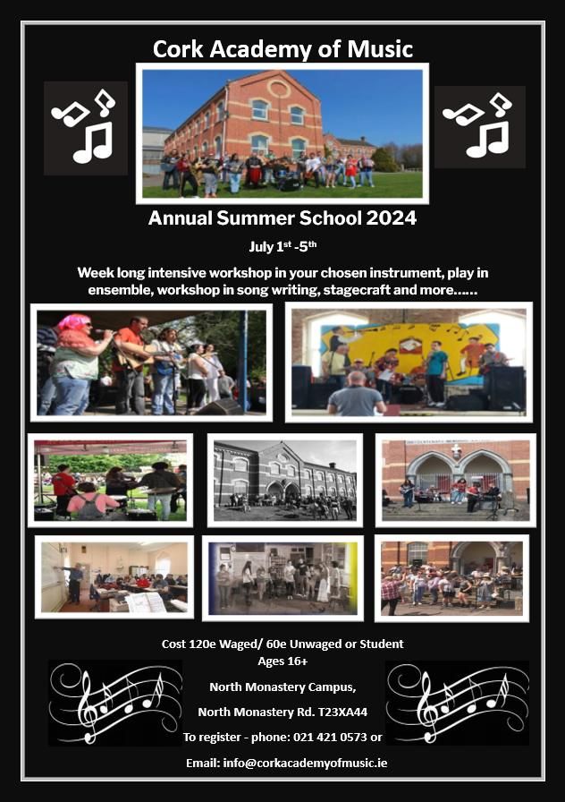 Annual Summer School 2024 - Cork Academy of Music