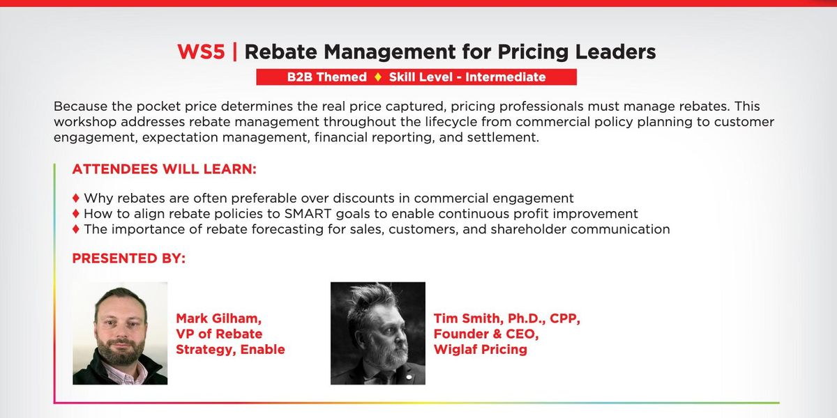 PPS Vegas 2024: Rebate Management for Pricing Leaders