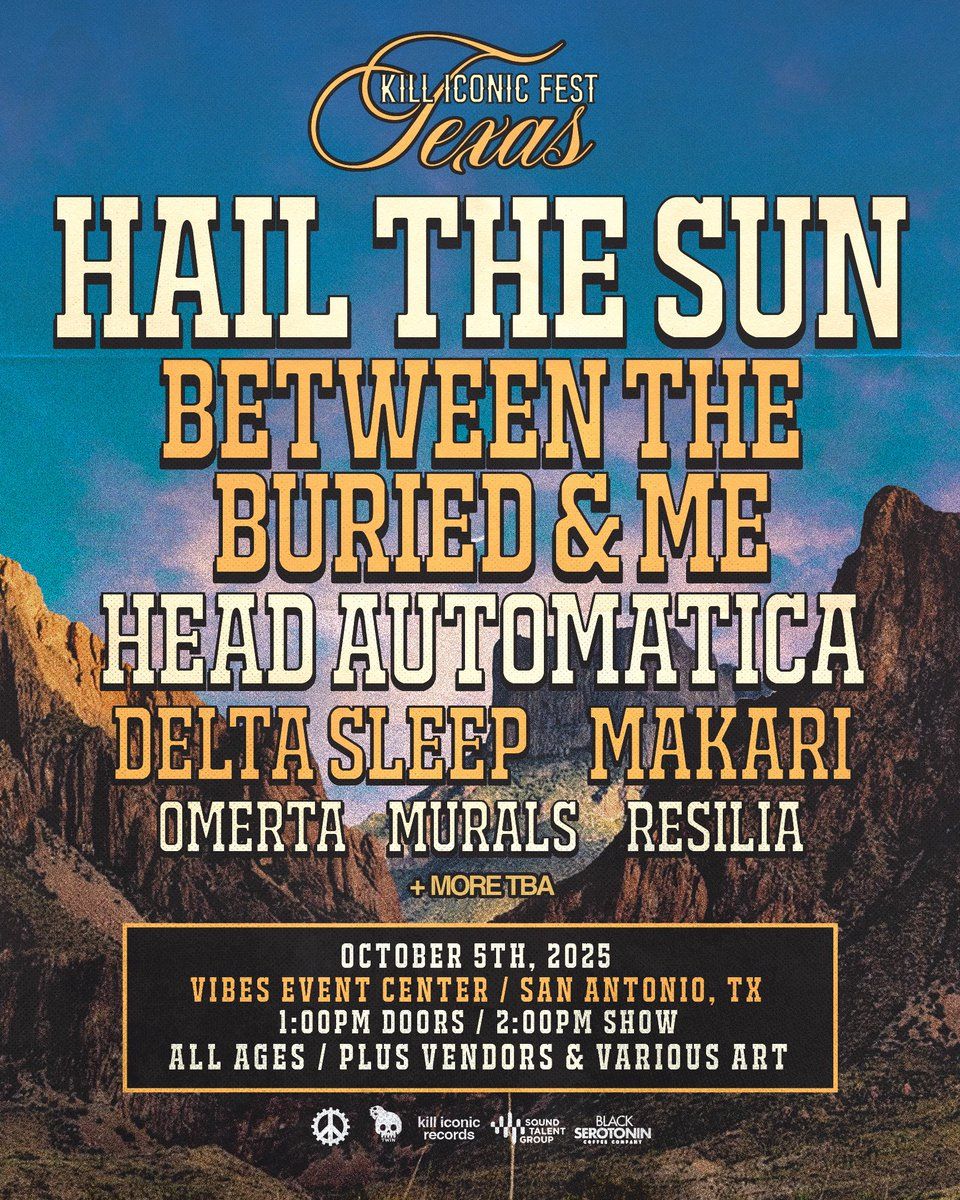 K*ll Iconic Fest: Hail The Sun  Between The Buried and Me & Head Automatica