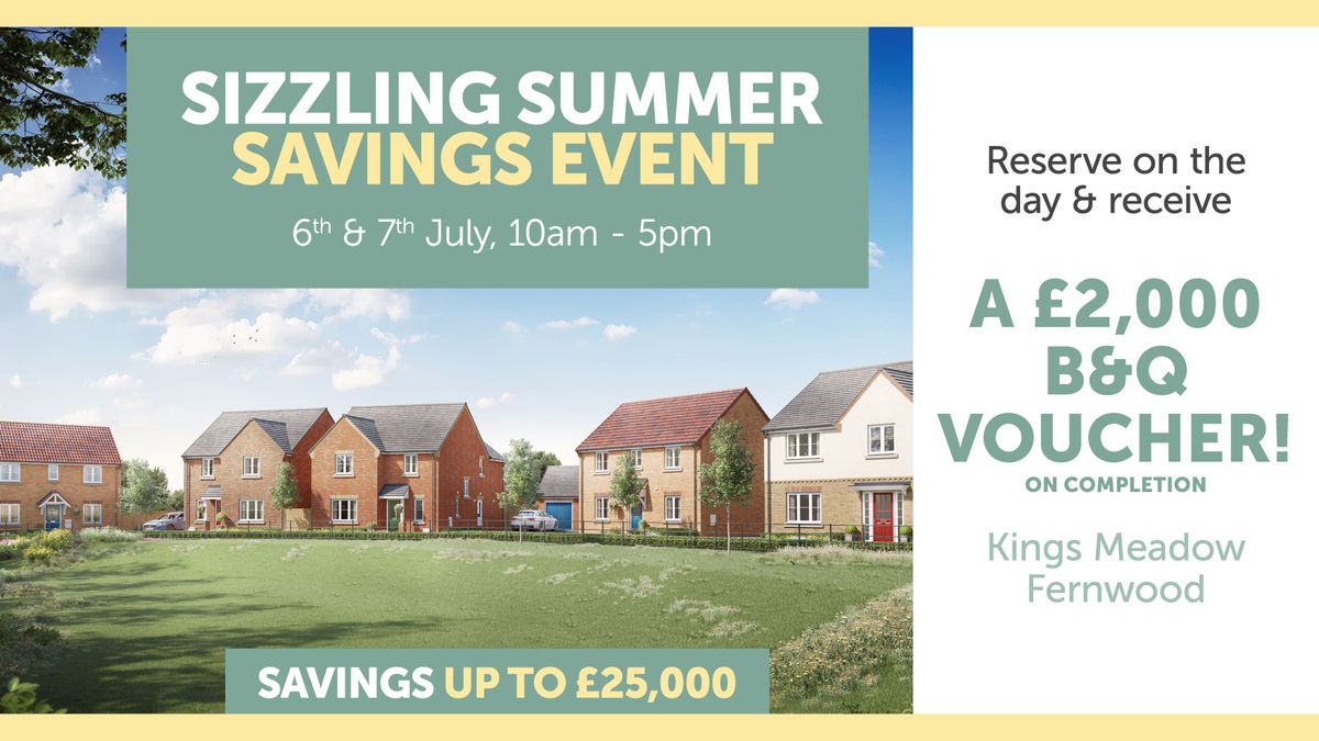 Sizzling Summer Savings Event at Kings Meadow