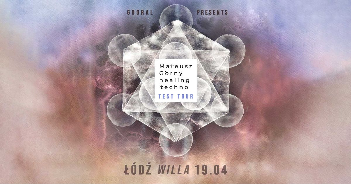 Healing Techno - Mateusz G\u00f3rny live (Techno by Gooral) Test Tour