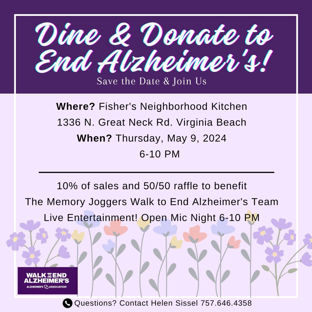 Dine & Donate to End Alzheimer's
