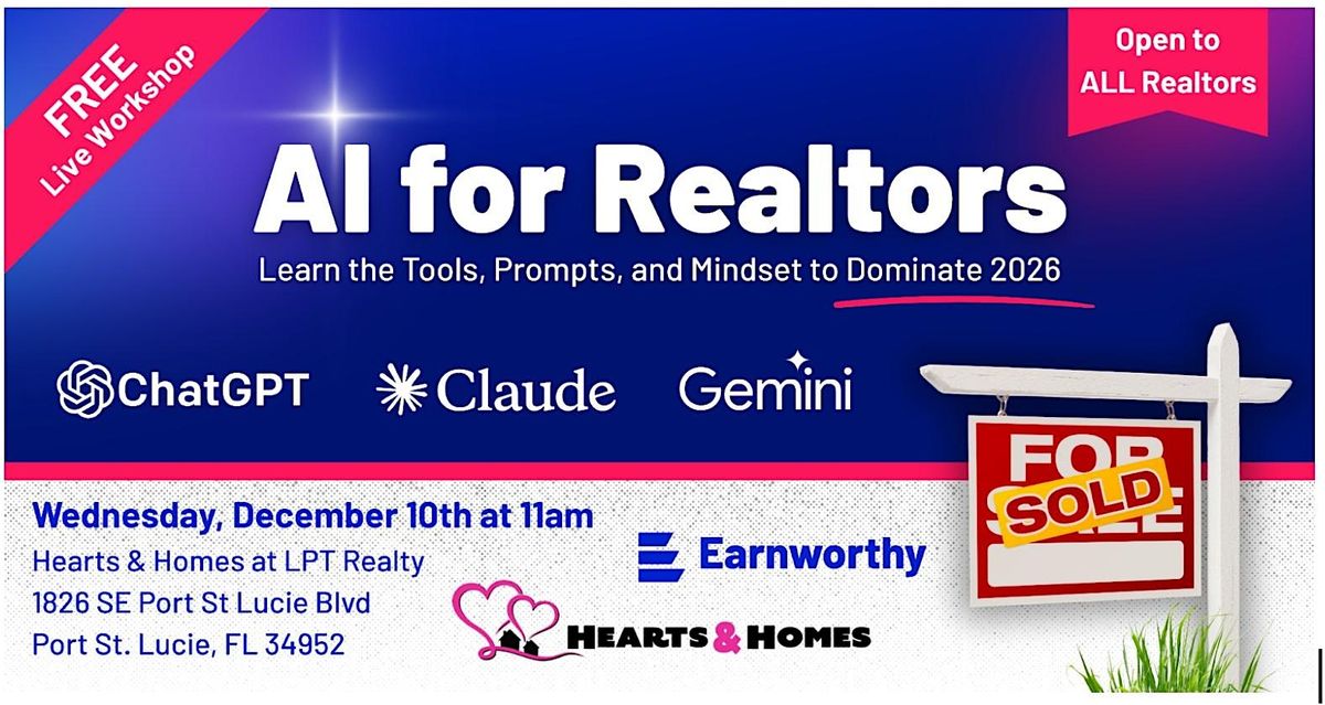AI for Realtors: Learn the Tools, Prompts, and Mindset to Dominate 2026