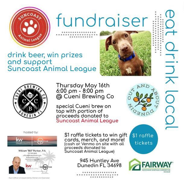 Suncoast Animal League Fundraiser - Drink Beer, Win Prizes, Support Animal Care