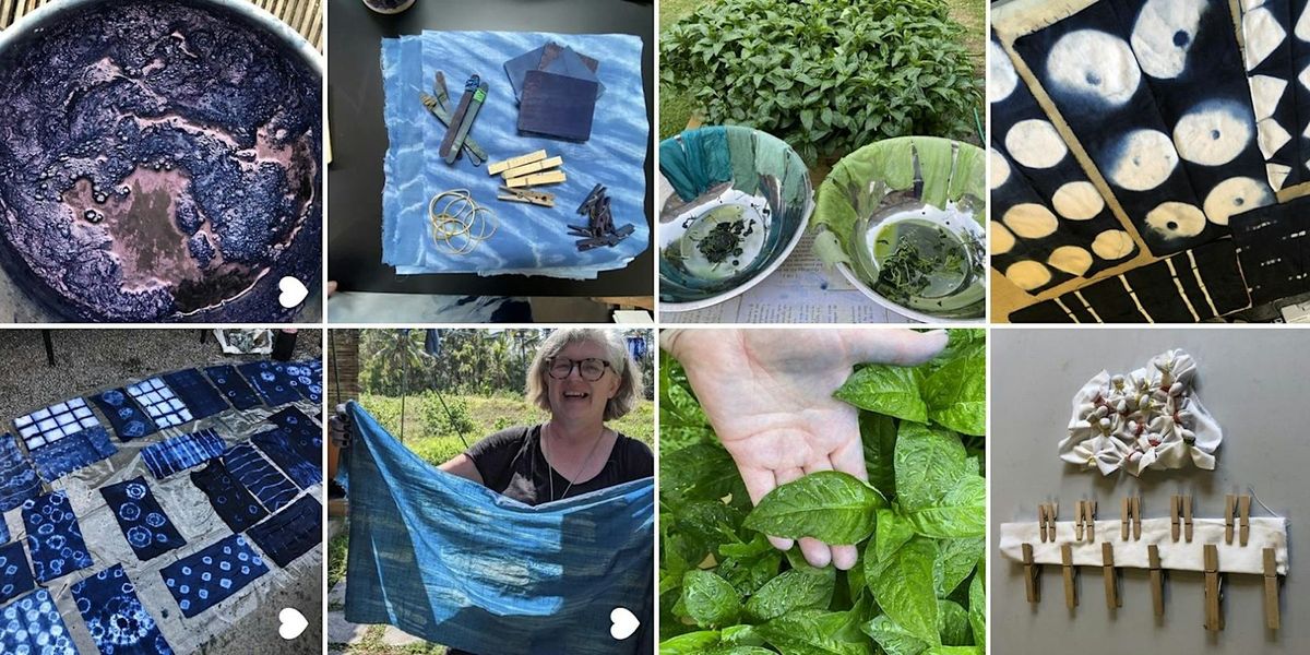 Indigo Dyeing  studio workshop