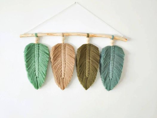 Learn To Make A Macrame Wall hanging