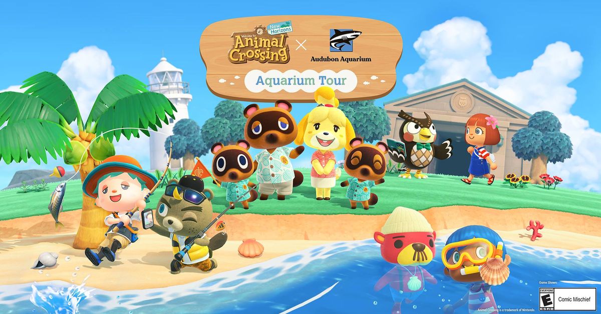 Animal Crossing\u2122: New Horizons Aquarium Tour