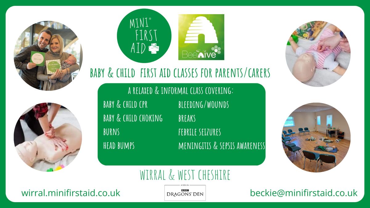 Chester (CH2) 2 hr Baby & Child First Aid for Parents\/Carers