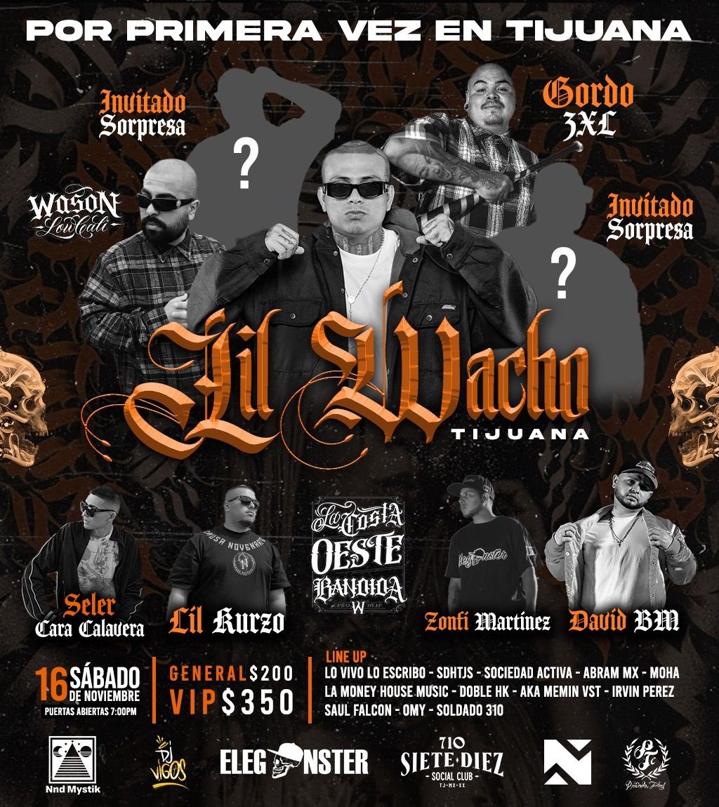 LIL WACHO EN TIJUANA POR PRIMERA VEZ