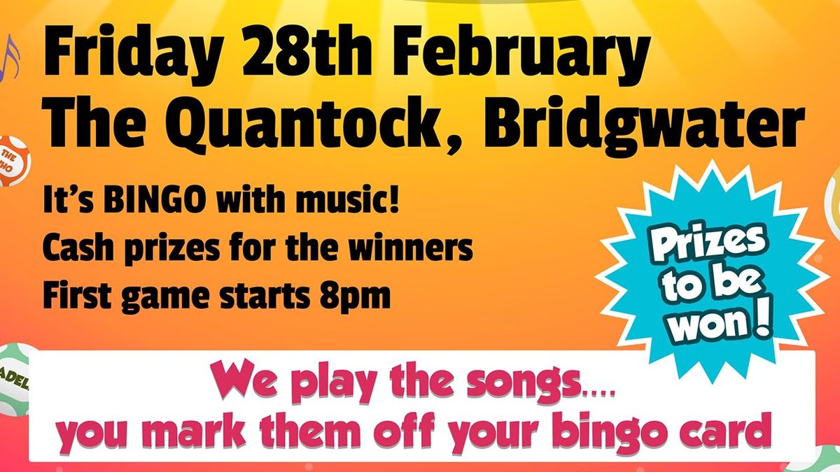 Hitmix Bingo at The Quantock