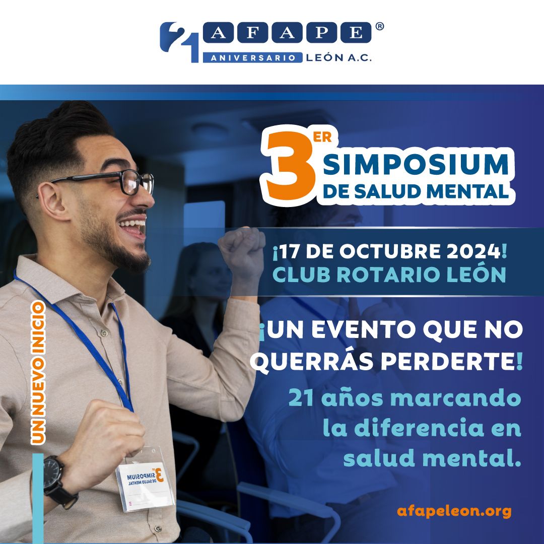 3 Simposium Salud Mental  Un Nuevo Inicio AFAPELEON 2024