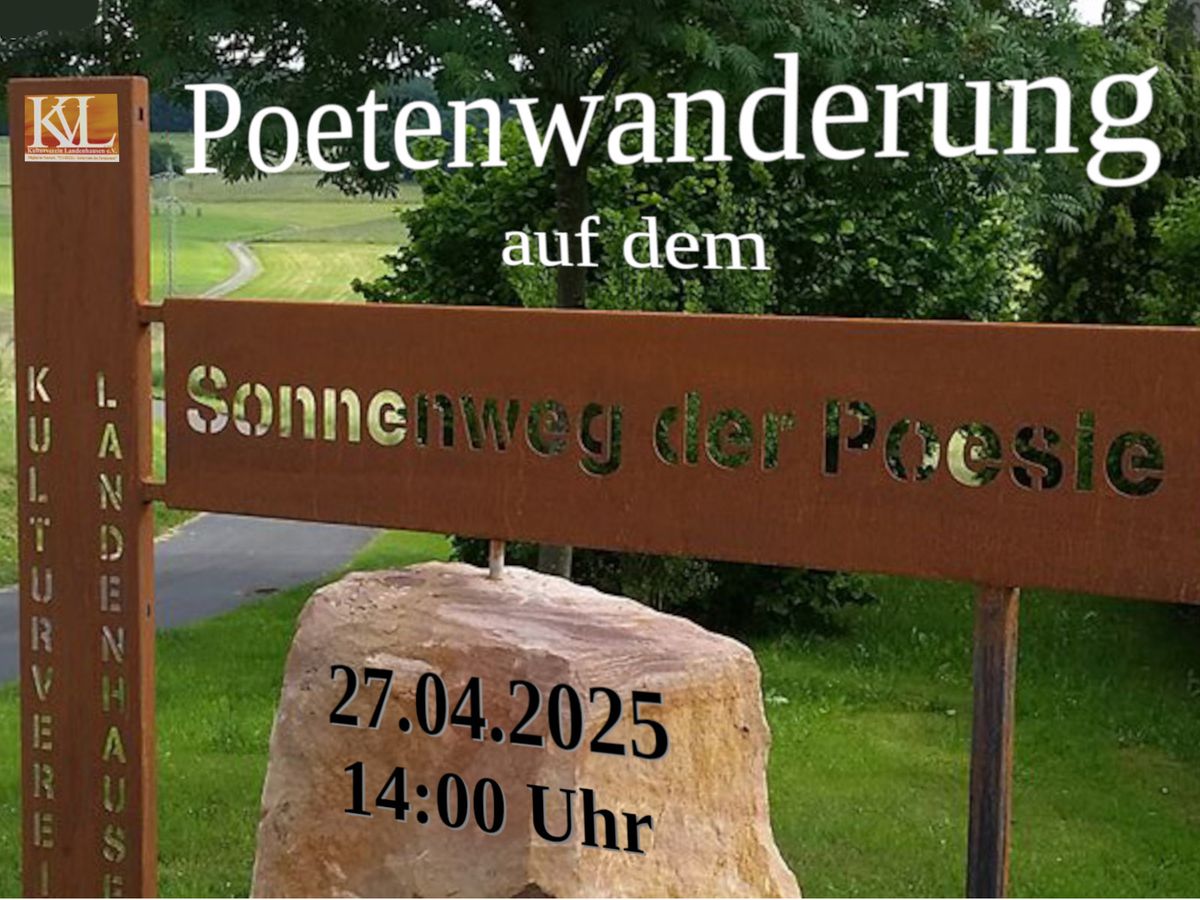 Poetenwanderung 2025