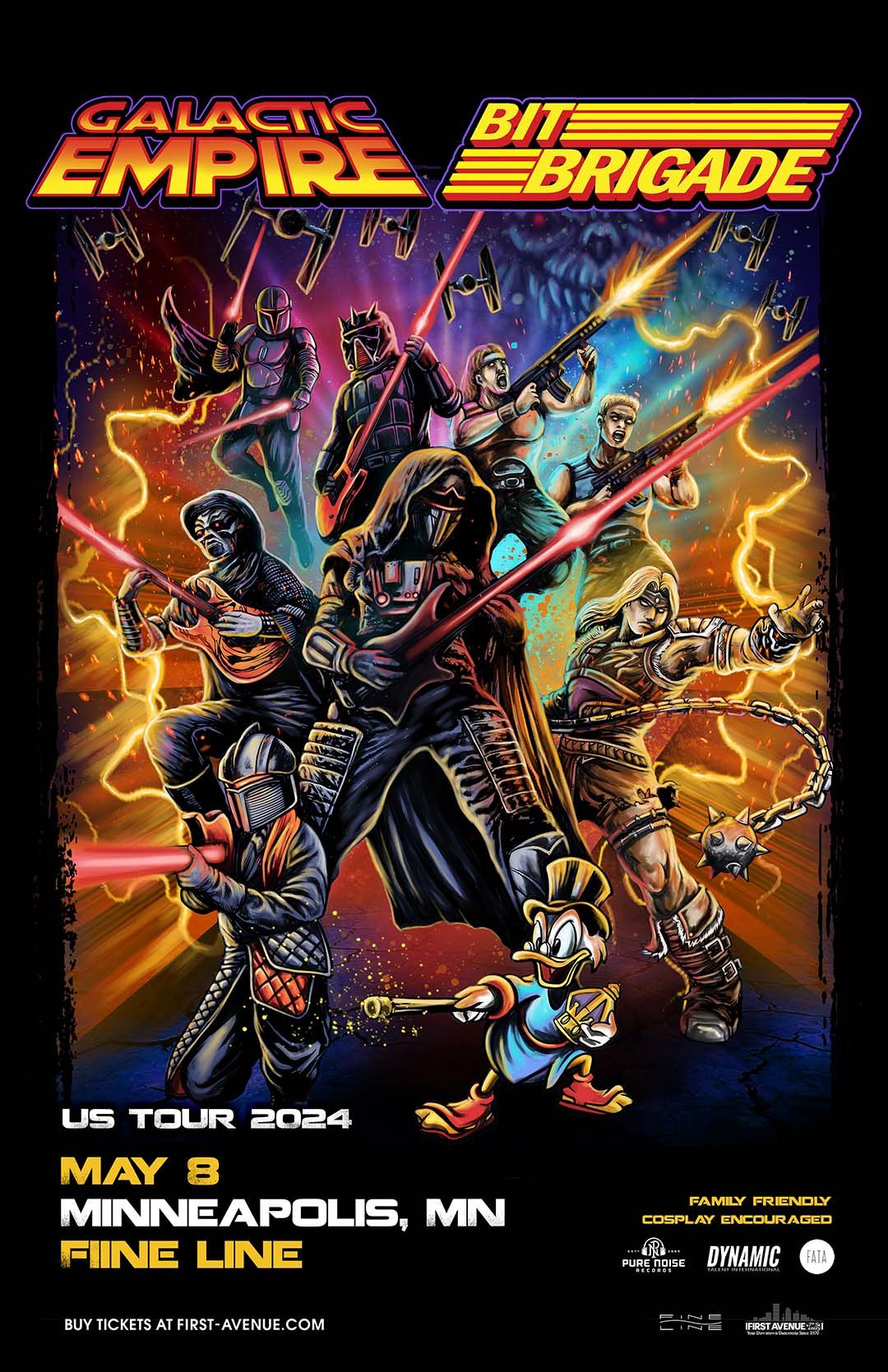 Bit Brigade and Galactic Empire at Terminal West