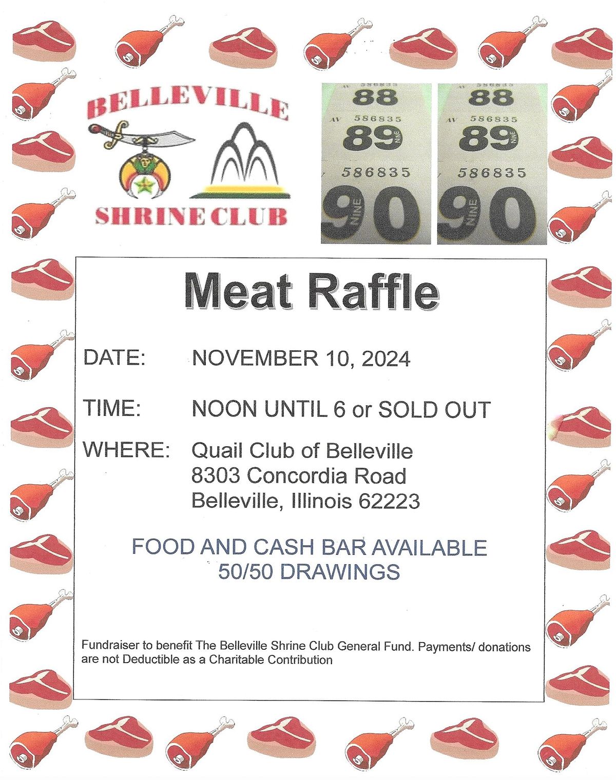 Pre-Thanksgiving Meat Raffle