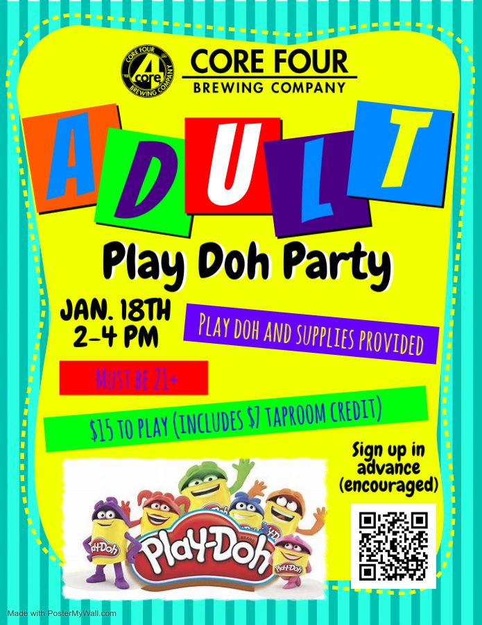 Adult Play Doh Party