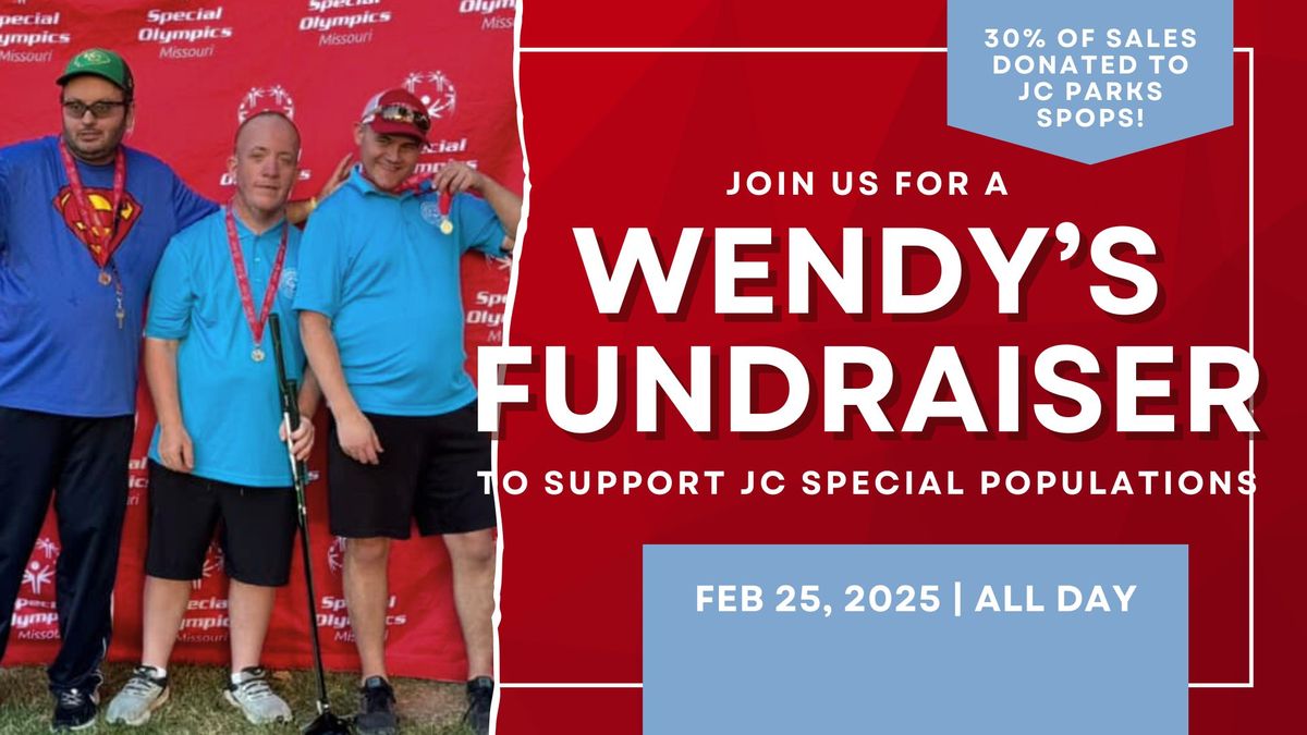 Wendy's Fundraiser for JC Special Populations