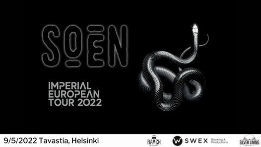 Soen \u2013 Imperial European Tour \u2013 Tavastia Helsinki 20.2.22
