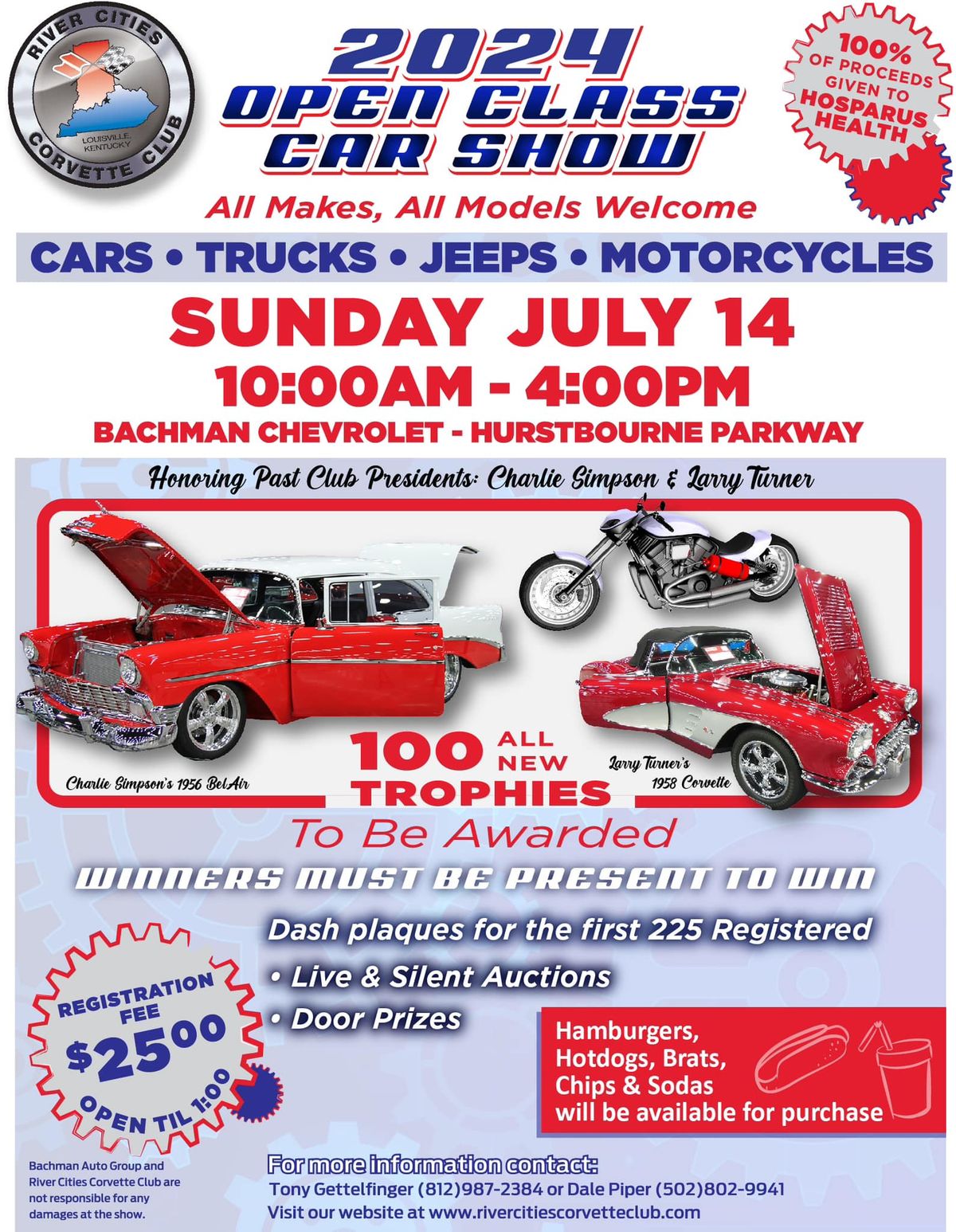 River Cities Corvette Car Show Benefitting Hosparus Health