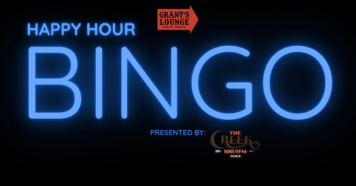 Happy Hour Bingo