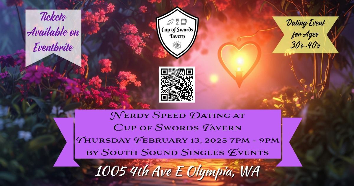 Nerdy Speed Dating 30's and 40's at Cup of Swords Tavern