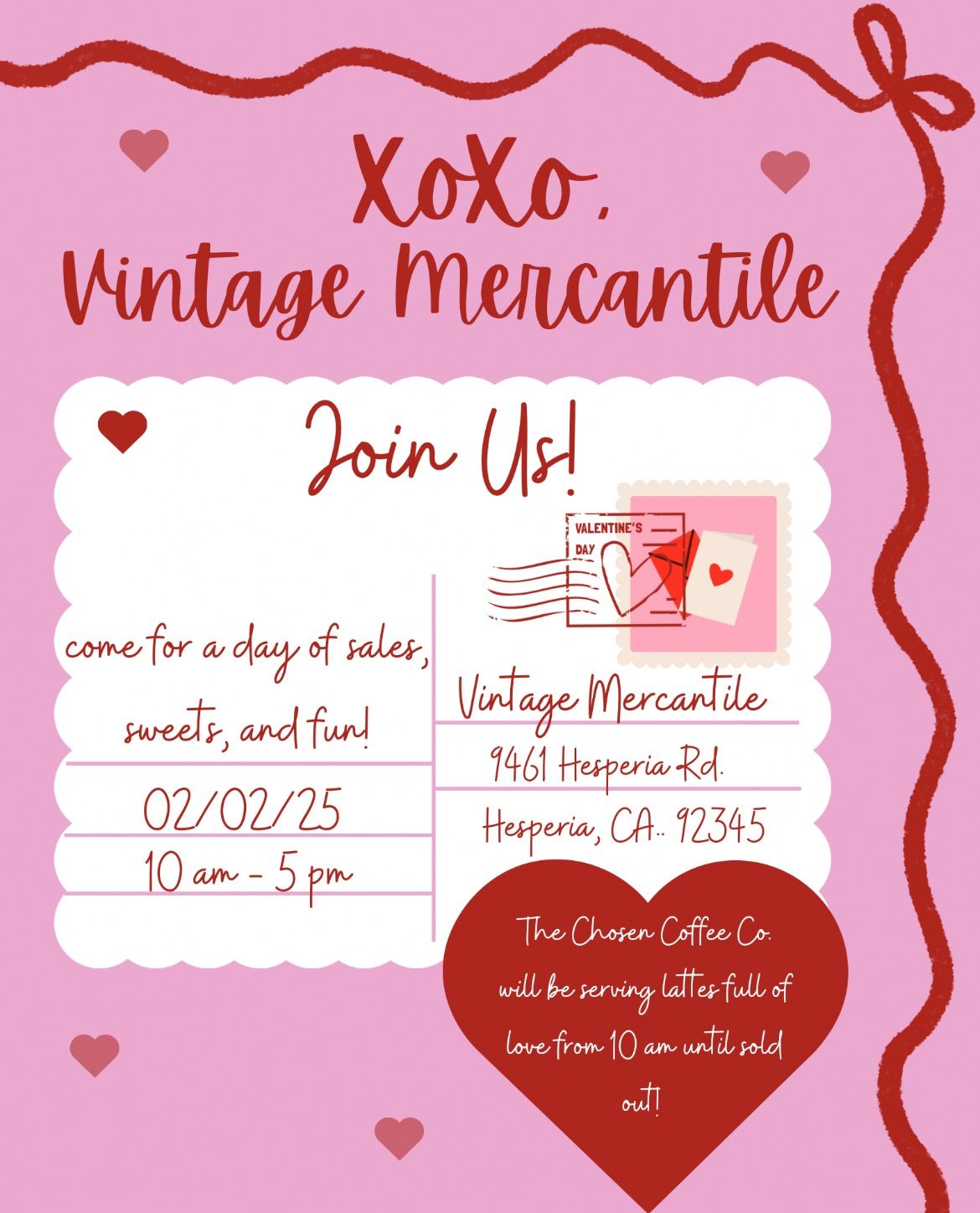 Vintage Mercantile Valentine\u2019s Get-Together