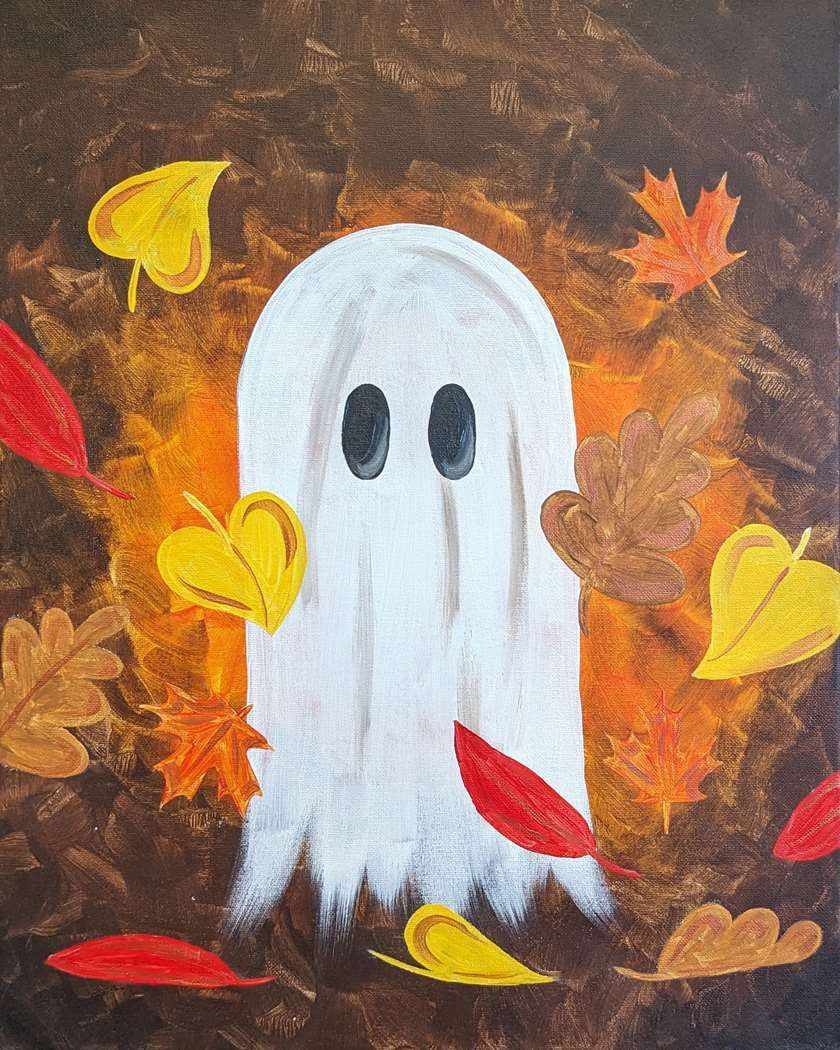 A Ghostly Fall-Paint Party