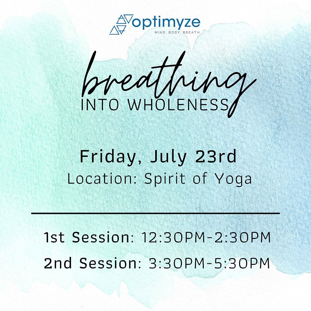 Breathing into Wholeness - movement and breath