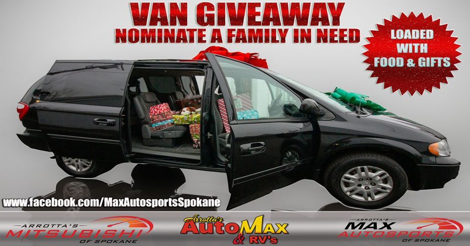 Van Giveaway - Nominate a Family in Need