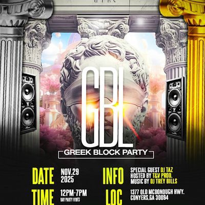 Greek Block Day Party