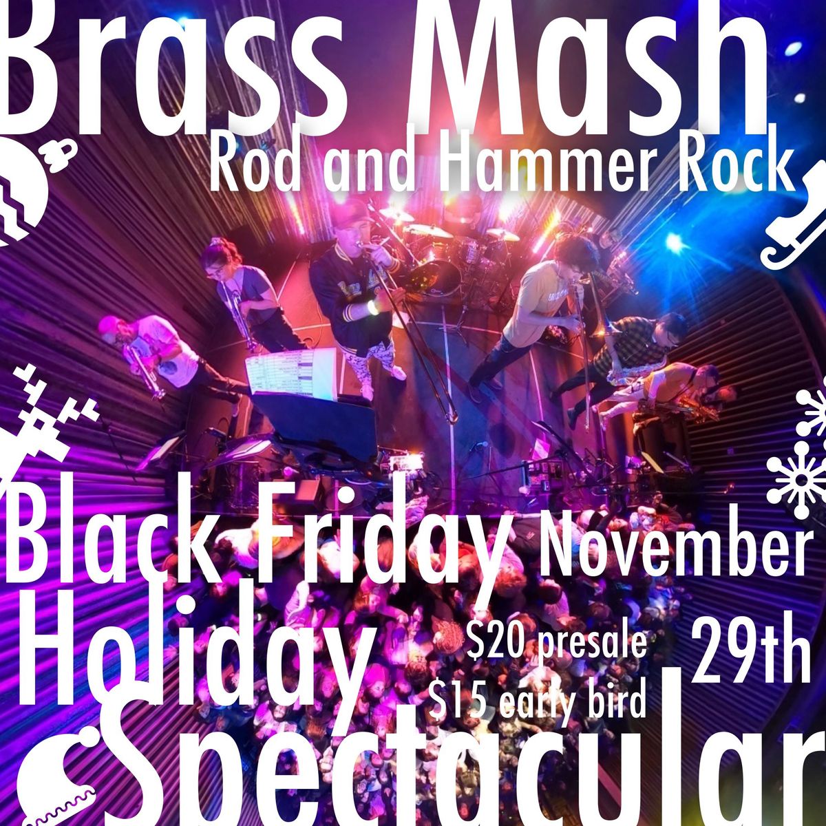 Black Friday Holiday Spectacular with Brass Mash at SLO Brew