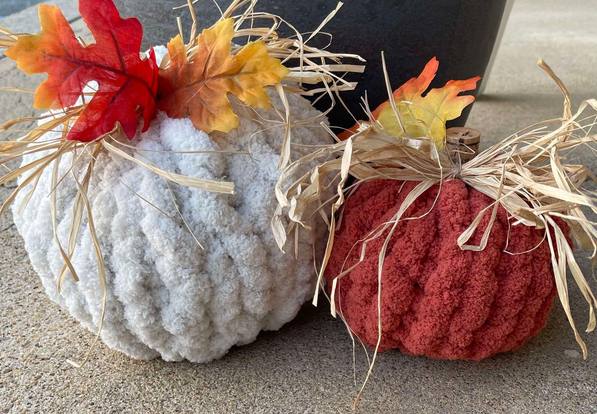 Chunky Knit Pumpkin Workshop