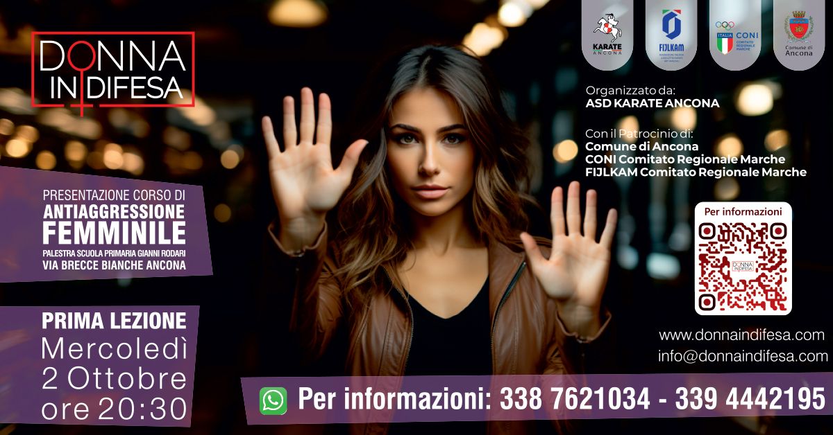 Presentazione\/Prima lezione - Corso di Antiaggressione Femminile DONNA IN DIFESA