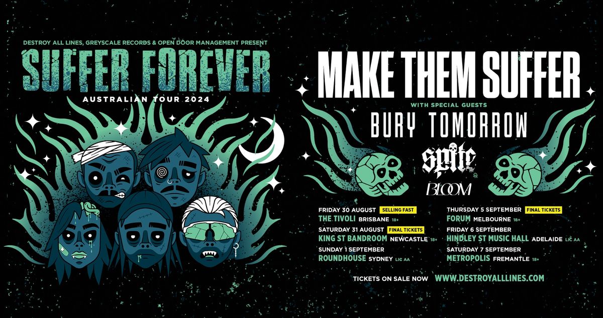Make Them Suffer \u2018Suffer Forever\u2019 Australian Tour 2024 | Adelaide LIC AA