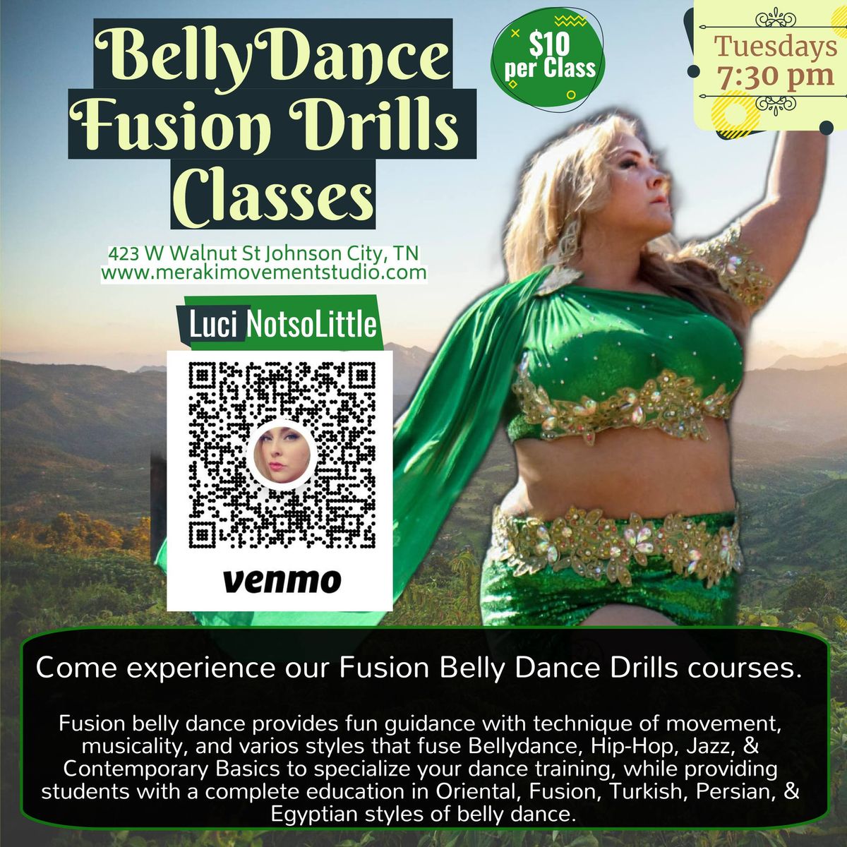 Belly Dance Class - Fusion Drills 