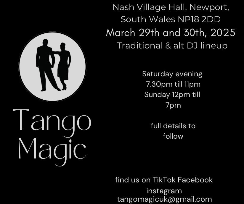 Tango magic weekend event 