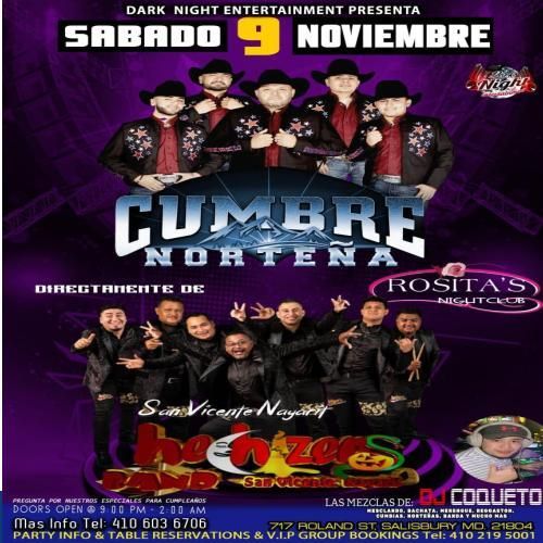 CUMBRE NORTE\u00d1A Y HECHIZEROS BAND