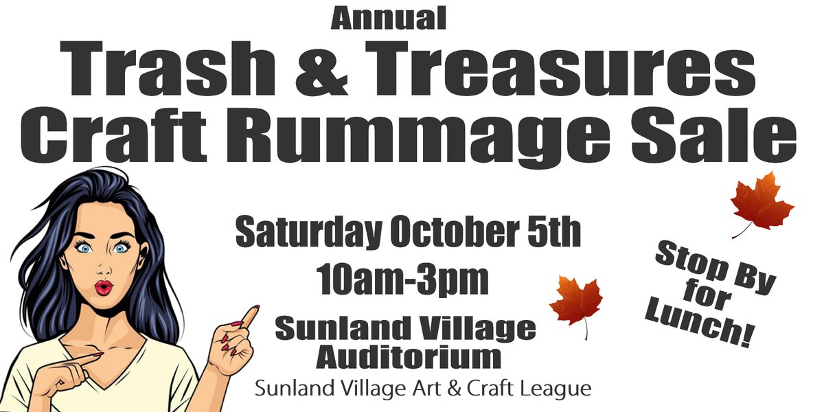 Trash & Treasures Craft Rummage Sale