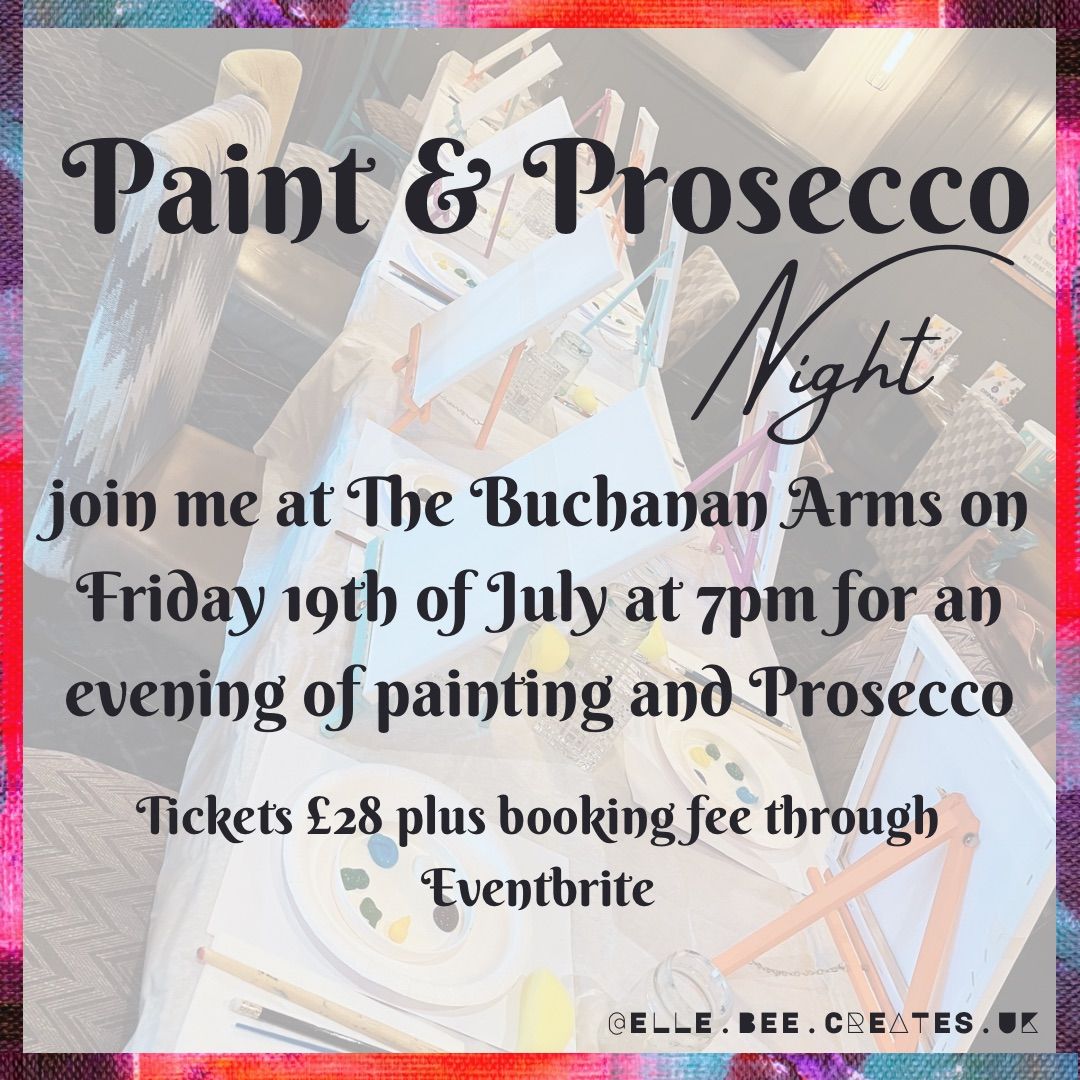 Paint and Prosecco Night