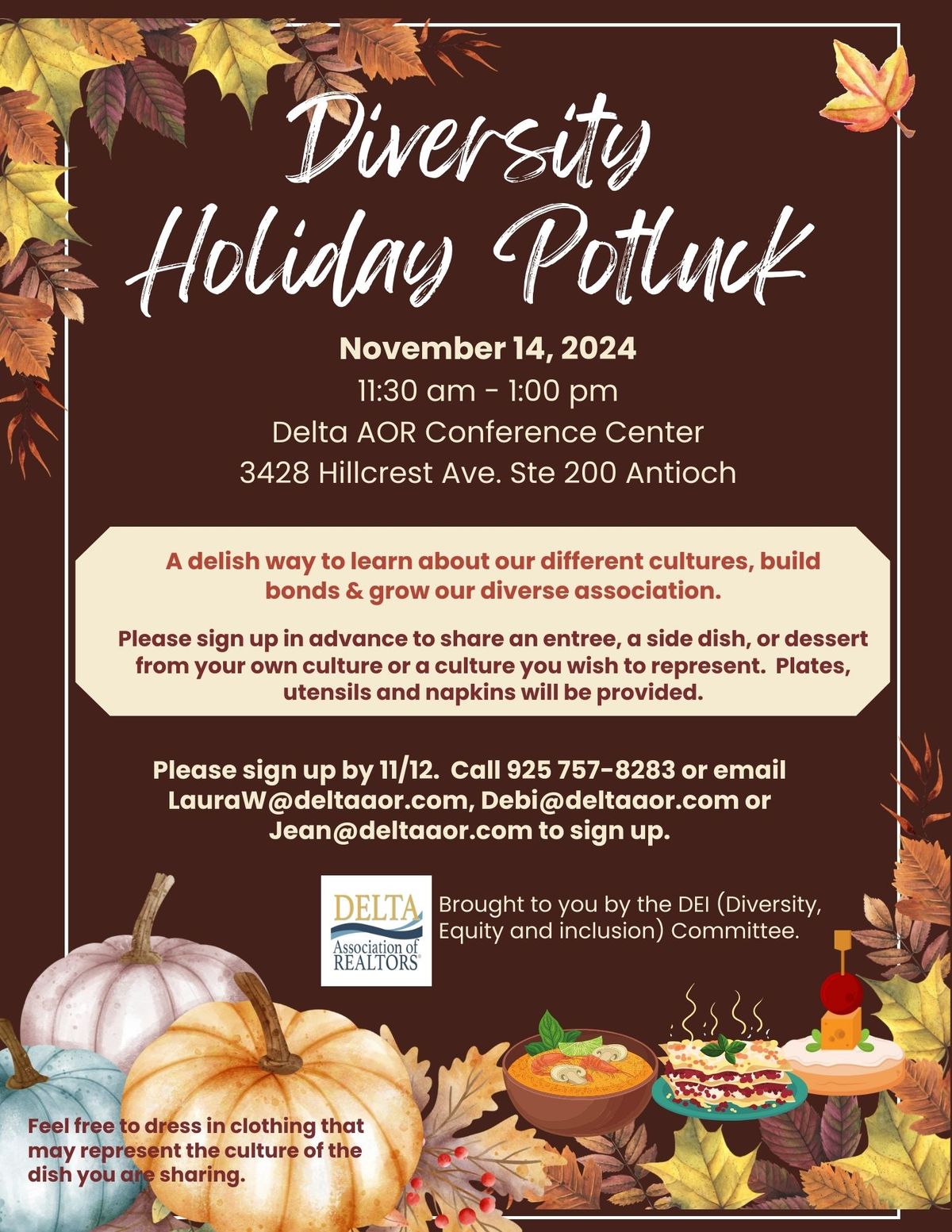 Delta Association's Diversity Holiday Potluck