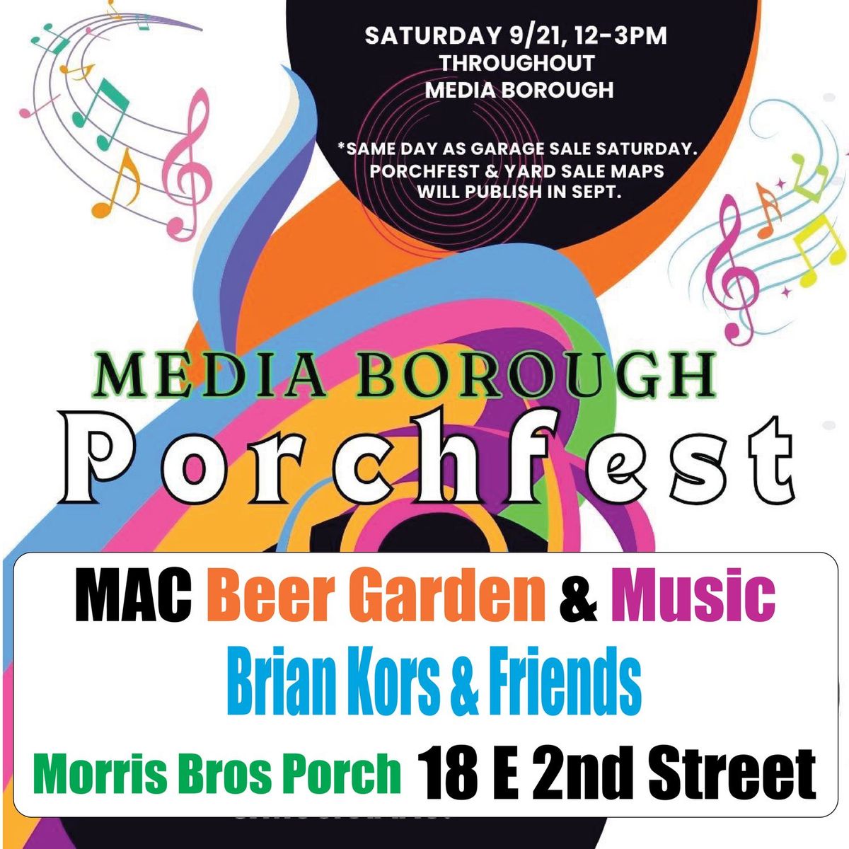 Porchfest: MAC Beer Garden & Music