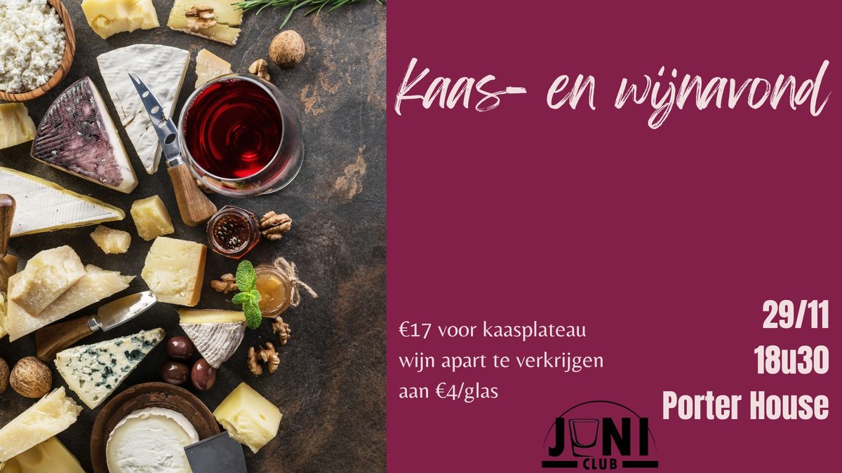 Kaas- en Wijnavond