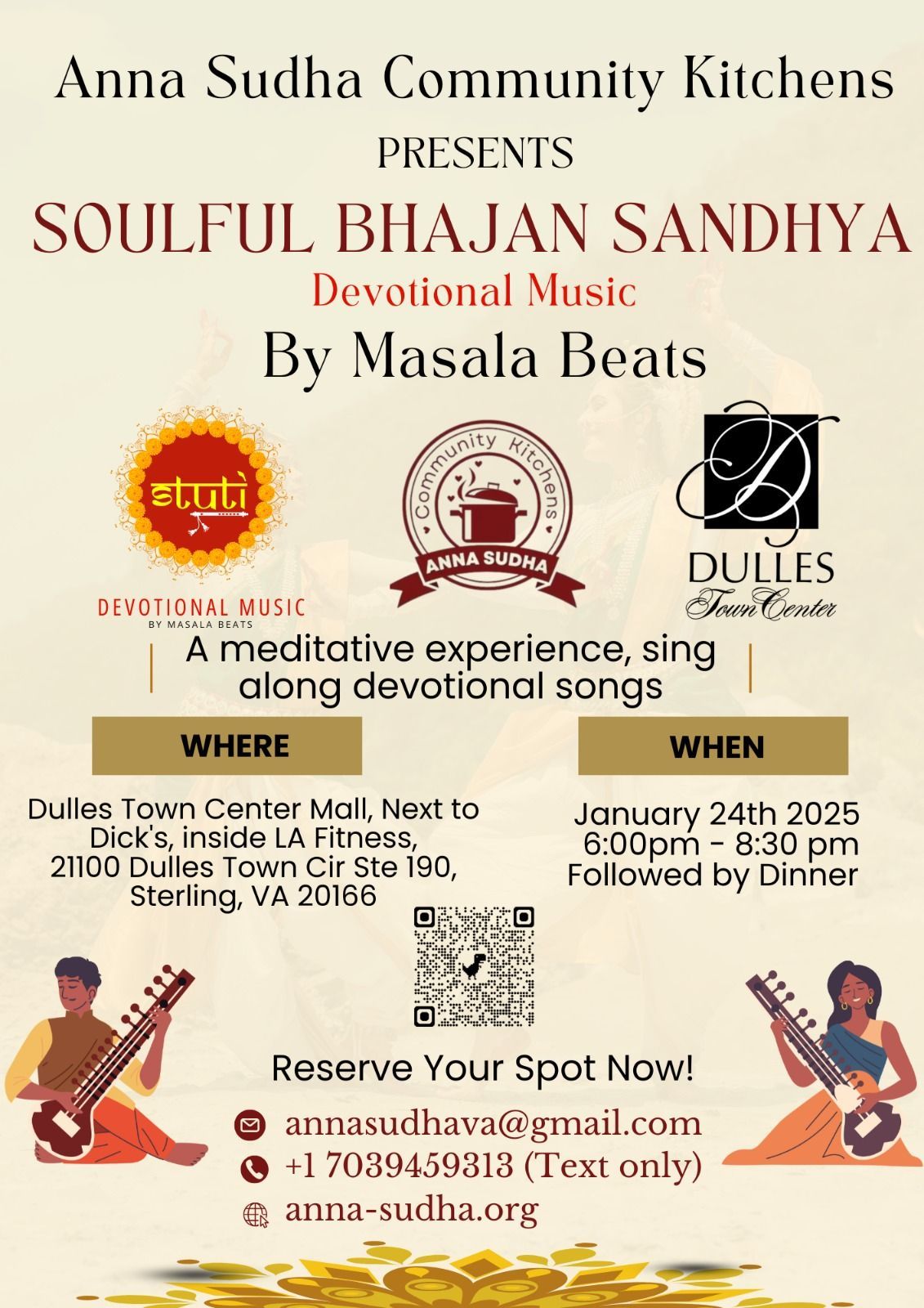 Devotional Music Collaboration with AnnaSudha Kitchens