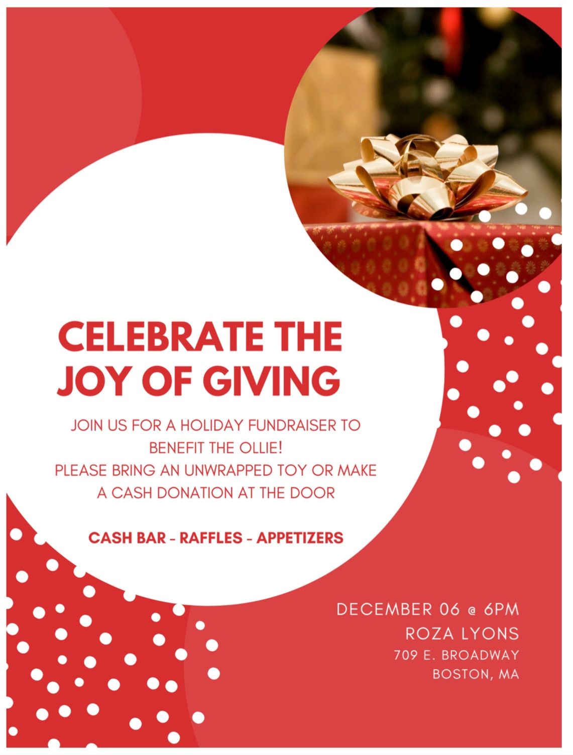 Holiday Fundraiser 