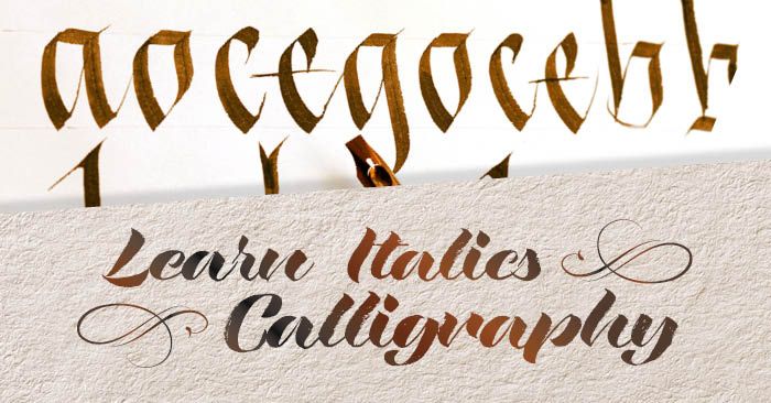 Learn Italics Calligraphy Presented by Las Vegas Scribes