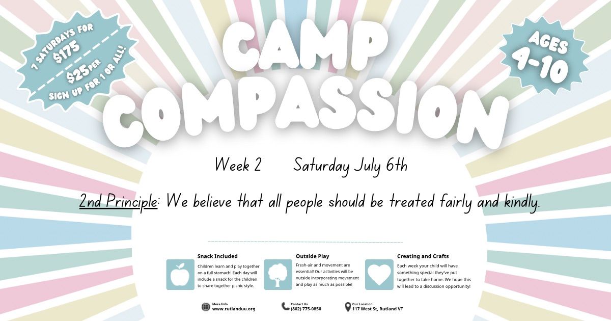 Camp Compassion Week 2