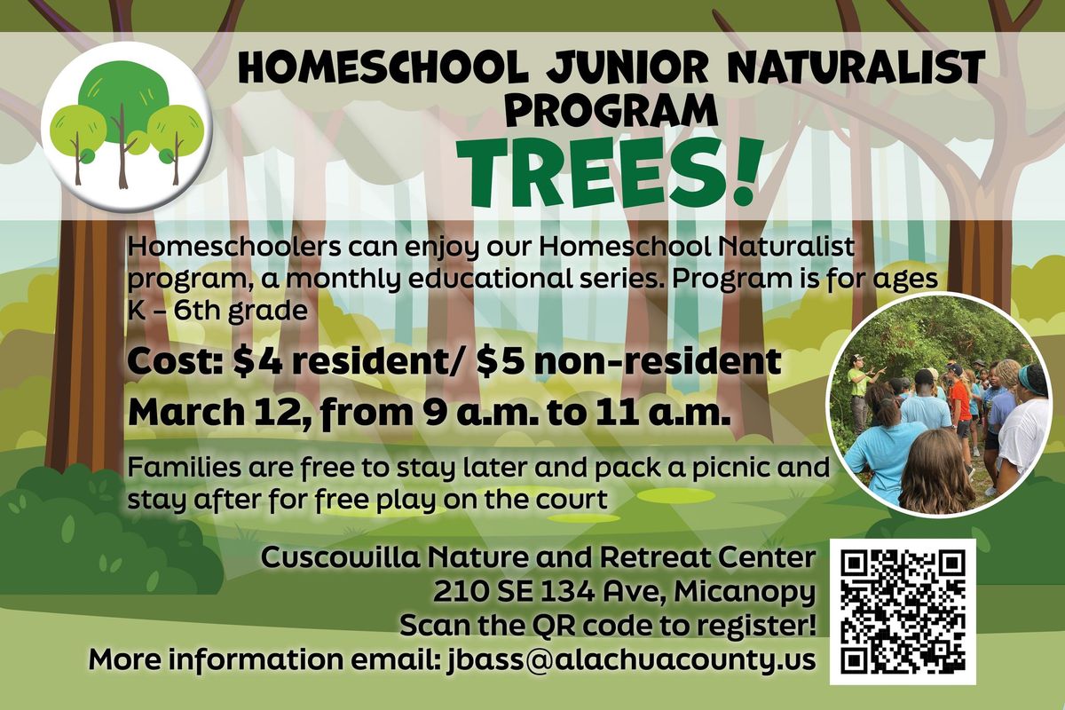 Homeschool Junior Naturalist Program: TREES! 