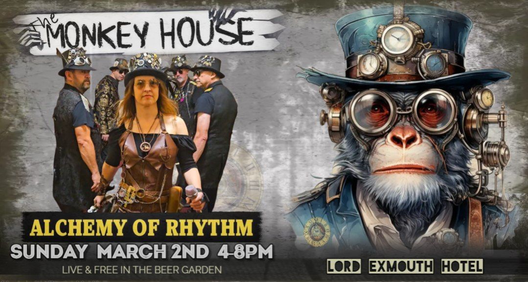 Live Music. ALCHEMY OF RHYTHM. Sunday 2 March. 4-8pm. Free Entry!