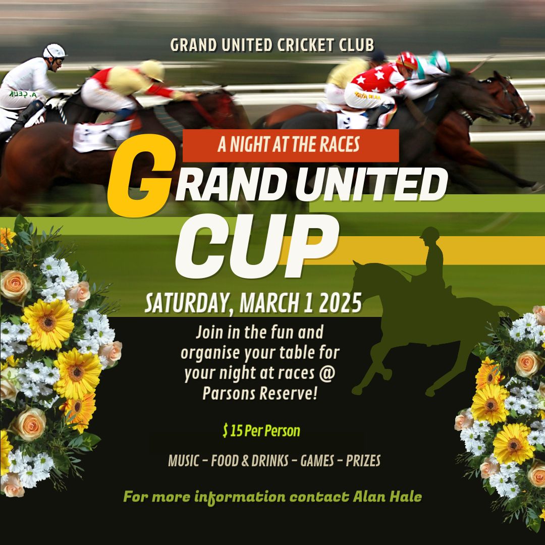 Grand United Cup 2025 - A Night @ The Races