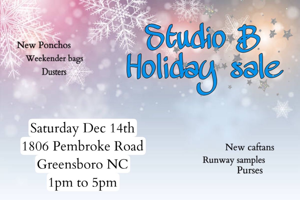 Studio B Holiday Sale 